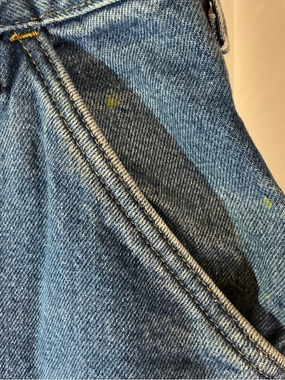 Carhartt Carpenter Jeans 34x30 (Est.) Fleece Lined Denim Workwear Dungaree - Picture 7 of 7